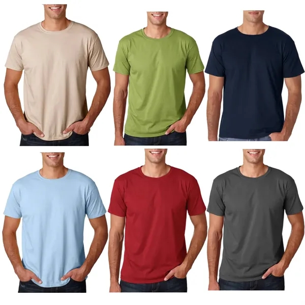 Cotton preshrunk softstyle t-shirt plus 1 color silkscreen imprint on 1... from ASI 37218 Athena Promo (tm)