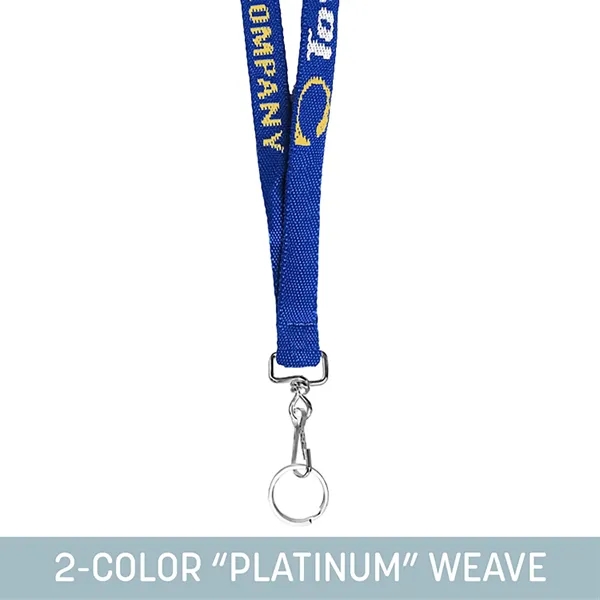 Introducing our 1/2" Woven Lanyard with "Platinum" weave. Crafted in the... from ASI 92980 WOV-IN® / Universal Strap/Wov-In Line