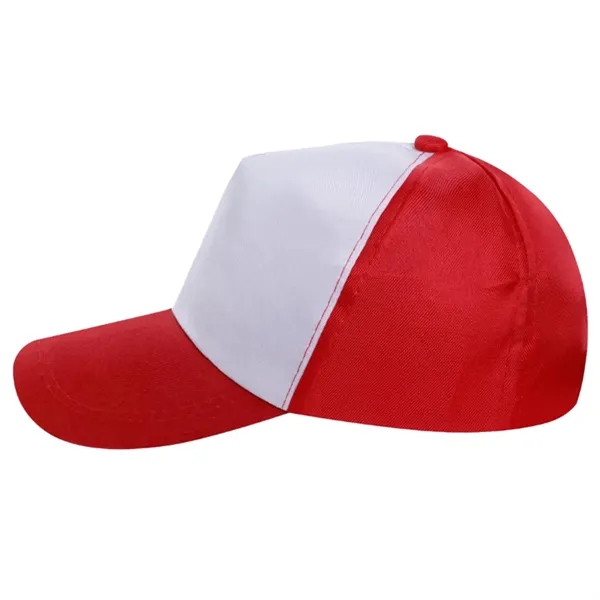5 panel adjustable two-tone cotton baseball cap with 1 color silkscreen... from ASI 37218 Athena Promo (tm)