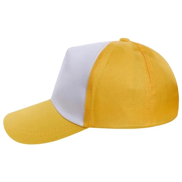 5 panel adjustable two-tone cotton baseball cap with 1 color silkscreen... from ASI 37218 Athena Promo (tm)