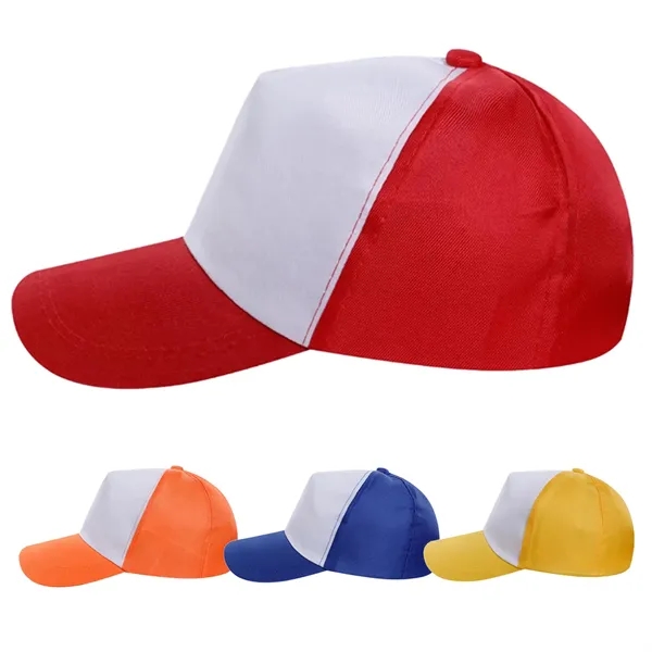 5 panel adjustable two-tone cotton baseball cap with 1 color silkscreen... from ASI 37218 Athena Promo (tm)