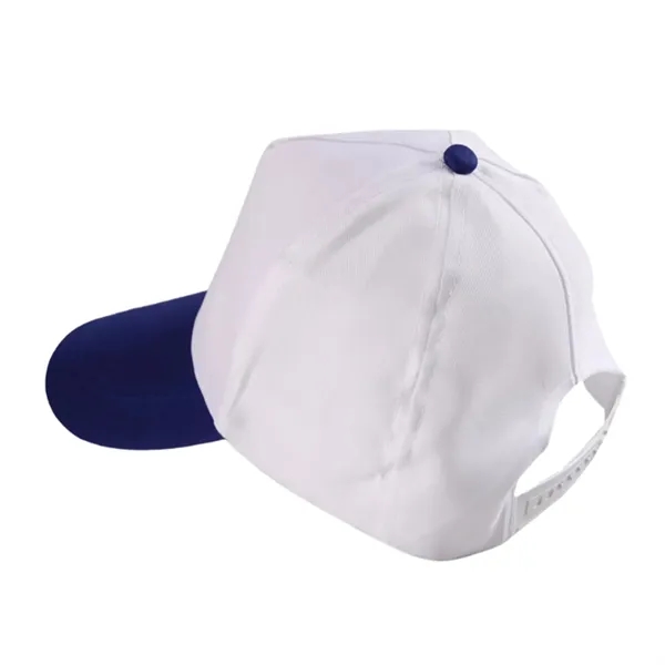Two-tone structured 5 panel cotton baseball cap with 1 color silkscreen... from ASI 37218 Athena Promo (tm)