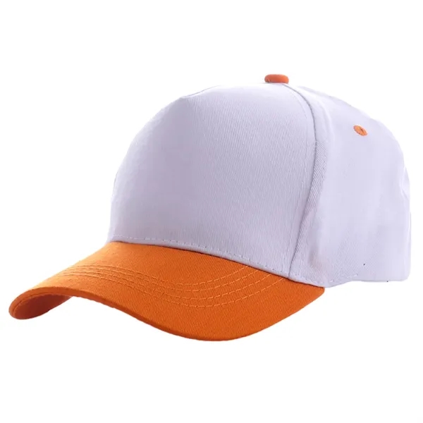 Two-tone structured 5 panel cotton baseball cap with 1 color silkscreen... from ASI 37218 Athena Promo (tm)