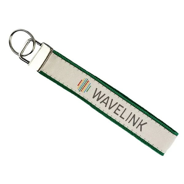 Durable 1" x 6-1/2" woven key strap with customizable imprint. Perfect... from ASI 92980 WOV-IN® / Universal Strap/Wov-In Line
