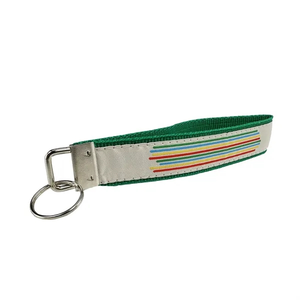 Durable 1" x 6-1/2" woven key strap with customizable imprint. Perfect... from ASI 92980 WOV-IN® / Universal Strap/Wov-In Line