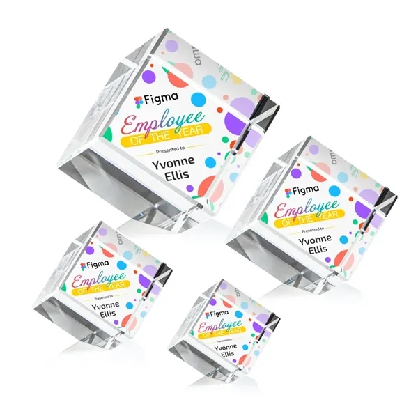 The Buriill Corner Cube VividPrint™ Award is a perfectly polished cube... from ASI 84592 St Regis Group / St Regis