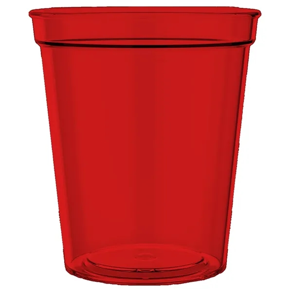 Translucent plastic 16 ounce stadium cups in assorted colors.... from ASI 91880 Tranter Graphics Inc