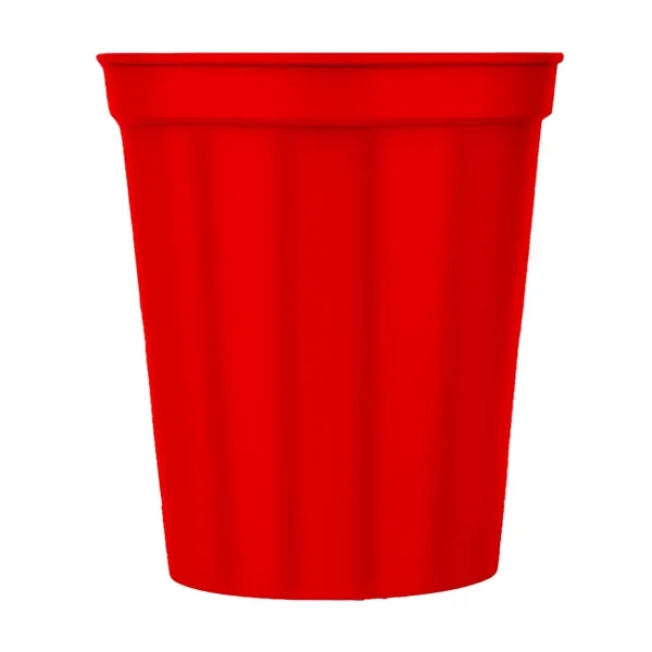 16-ounce fluted plastic stadium cup; made in the USA and BPA... from ASI 91880 Tranter Graphics Inc