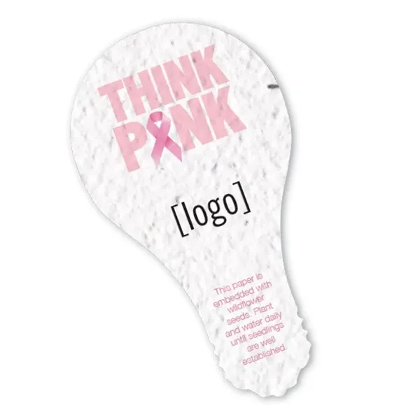 Seed Paper Shape Card, Lightbulb... from ASI 40646 Bloomin Promotions / Bloomin' Promotions™