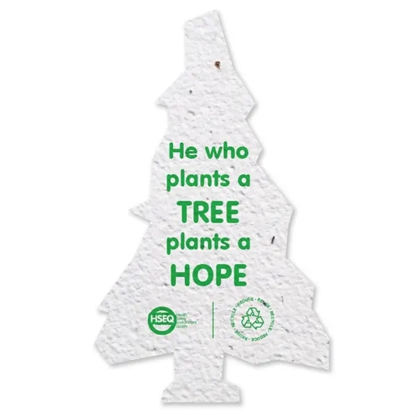 Seed Paper Shape Card, Tree... from ASI 40646 Bloomin Promotions / Bloomin' Promotions™