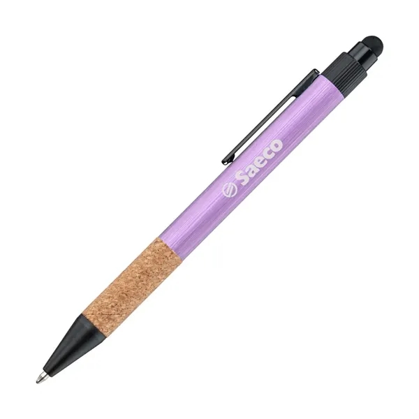The Manuel Recycled Aluminium Pen w/Cork Grip is your go-to eco-friendly... from ASI 84592 St Regis Group