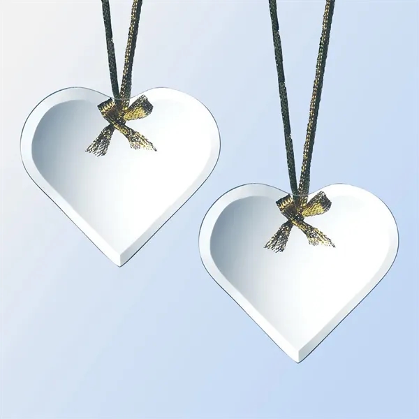 Jade Glass Heart Ornament... from ASI 31517 Admart Products / Admart Line