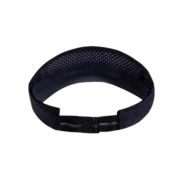 Adjustable quick dry polyester visor cap with 1 color silkscreen on... from ASI 37218 Athena Promo (tm)