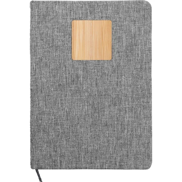 Heathered Recycled Notebook with Bamboo Accent... from ASI 30208 A P Specialties / AP Specialties