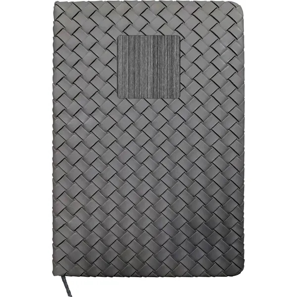Woven Notebook with Metal Accent... from ASI 30208 A P Specialties / AP Specialties