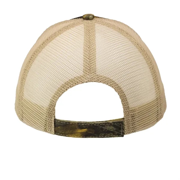 6 Panel camo mesh trucker cap plus embroidery on 1 location... from ASI 37218 Athena Promo (tm)