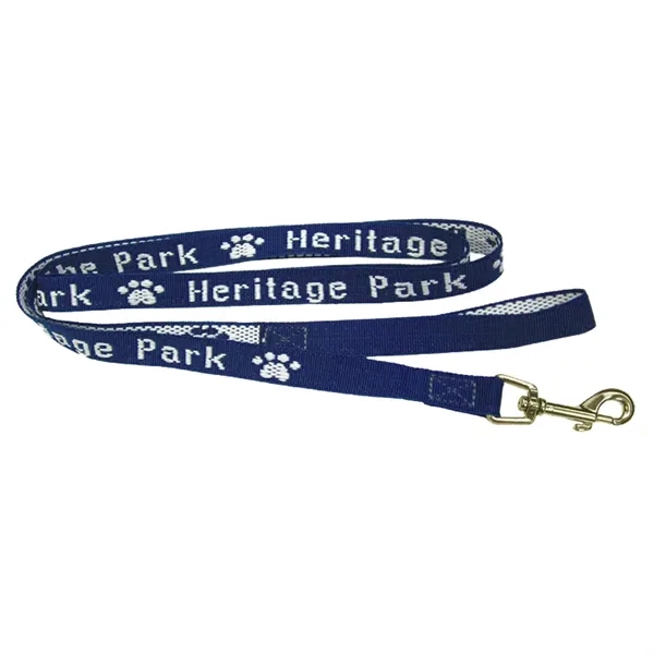 3/4" Woven polypropylene pet leash with heavy-duty nickel or gold snap... from ASI 92980 WOV-IN® / Universal Strap/Wov-In Line Promopet