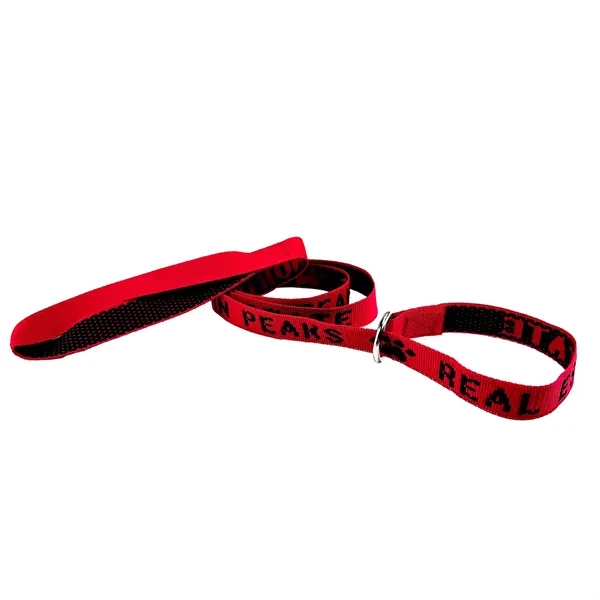 3/4" Woven Slip Leash With D-Ring and 1-color woven imprint... from ASI 92980 WOV-IN® / Universal Strap/Wov-In Line Promopet