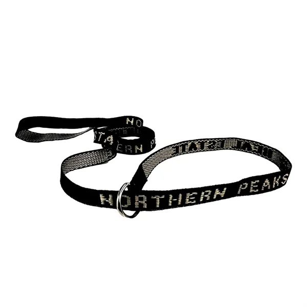 3/4" Woven Slip Leash With D-Ring and 1-color woven imprint... from ASI 92980 WOV-IN® / Universal Strap/Wov-In Line Promopet