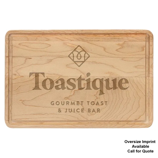 9" x 6" Maple Cutting Board with Juice Grooves.... from ASI 74601 Calico