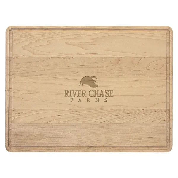 11.5" x 8.75" Maple Cutting Board with Juice Grooves.... from ASI 74601 Calico