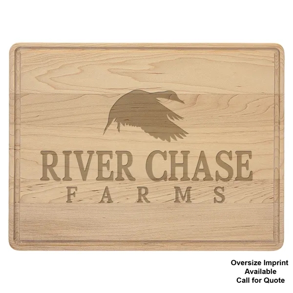 11.5" x 8.75" Maple Cutting Board with Juice Grooves.... from ASI 74601 Calico