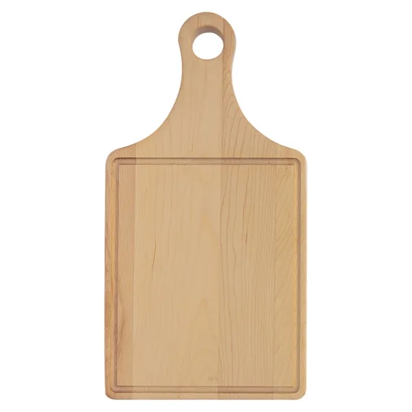 13.5" x 7" Maple Paddle Cutting Board with Juice Grooves.... from ASI 74601 Calico