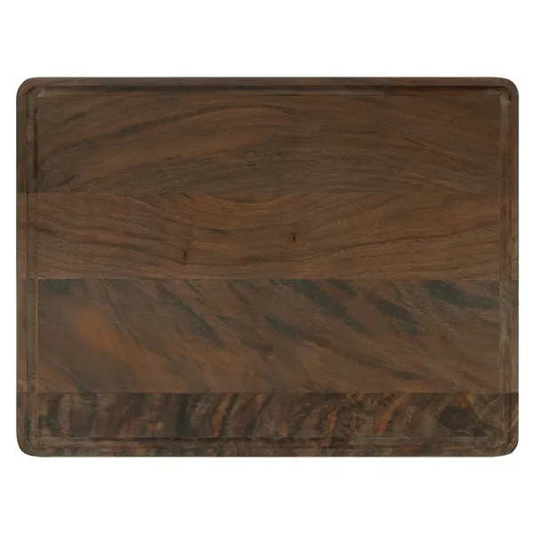 11.5" x 8.75" Walnut cutting board with juice grooves.... from ASI 74601 Calico