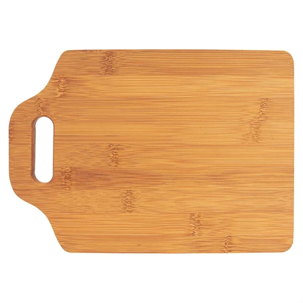11" x 7.75" x 1/2" bamboo wood cutting board with cutout... from ASI 74601 Calico