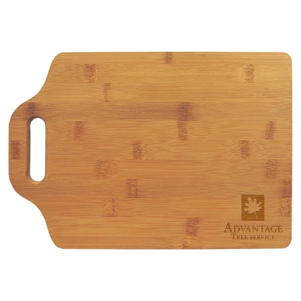 9" x 13" x 1/2" bamboo wood cutting board with cutout... from ASI 74601 Calico