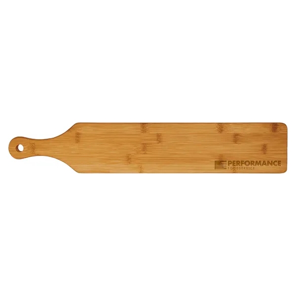 22" x 4" x 1/2" bamboo wood paddle-shaped cutting and serving... from ASI 74601 Calico