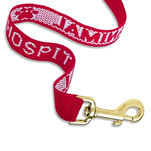 1" Polypropylene Woven Pet Leash With Snap Clip Hardware.... from ASI 92980 WOV-IN® / Universal Strap/Wov-In Line Promopet