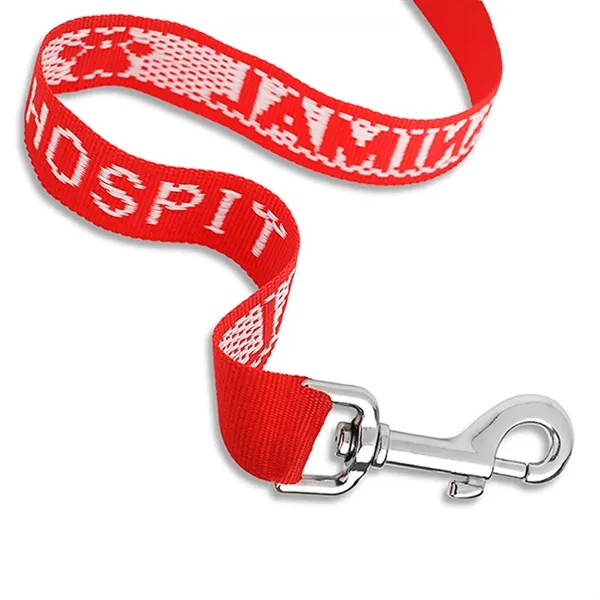 1" Polypropylene Woven Pet Leash With Snap Clip Hardware.... from ASI 92980 WOV-IN® / Universal Strap/Wov-In Line Promopet