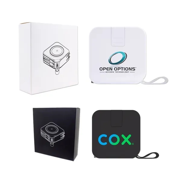 Wireless power bank with a 10,000mAh capacity, cables and AC plug.... from ASI 98360 WOWLine / WOWLine®