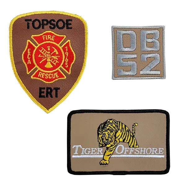 Embroidered patches with up to 75% embroidery coverage, up to nine... from ASI 90160 Suntex Industries