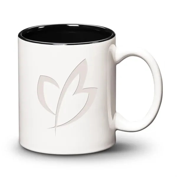 White 11 oz. ceramic mug with an inside complimenting color.... from ASI 84592 St Regis Group
