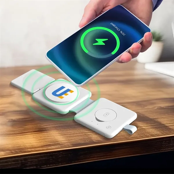 The 3 in 1 Foldable Wireless Charger is perfect for charging... from ASI 90154 Sunjoy Group Inc