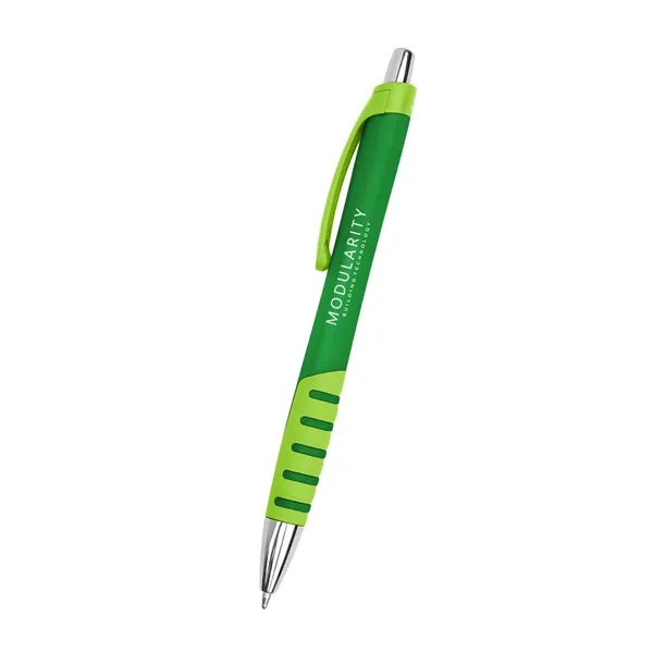 Plunger action ballpoint pen made with recycled ABS plastic.... from ASI 61125 Hit Promotional Products / Hit®