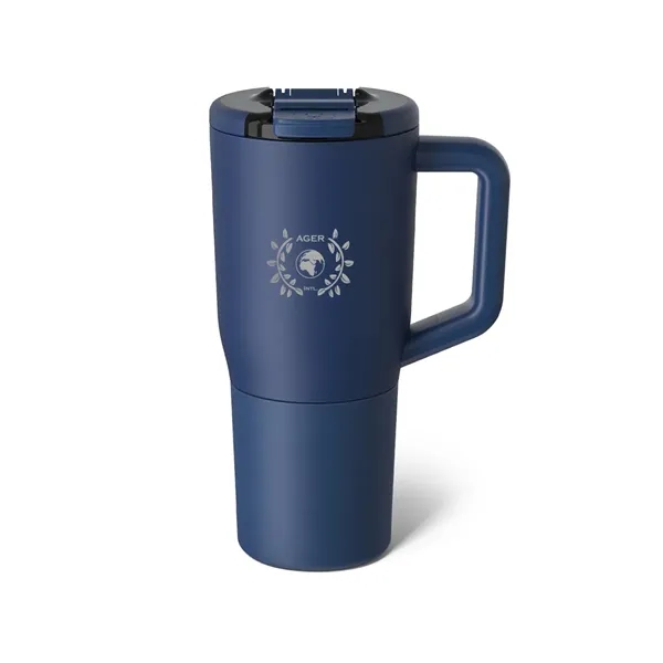 25 oz. powder-coated stainless steel tumbler with insulated design and screw-on... from ASI 61125 Hit Promotional Products / Hit®