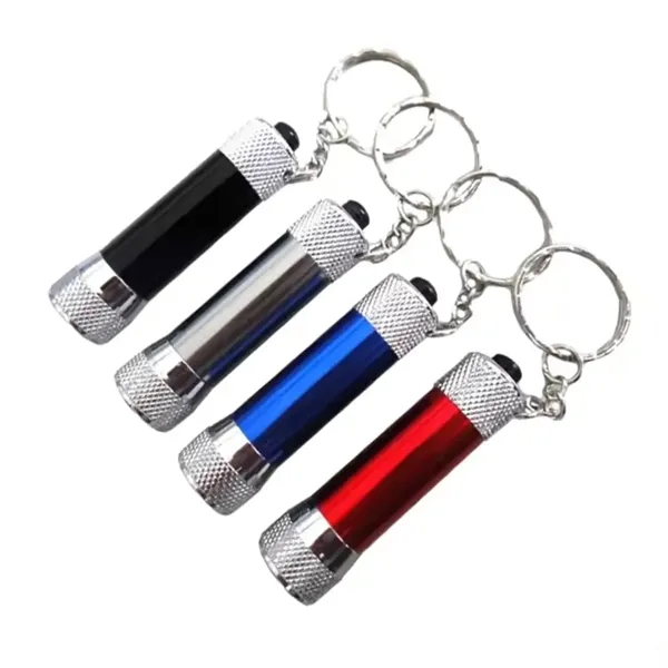 Single mini LED flashlight in aluminum alloy casing with carabiner and... from ASI 37218 Athena Promo (tm)