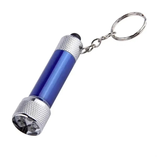 Single mini LED flashlight in aluminum alloy casing with carabiner and... from ASI 37218 Athena Promo (tm)