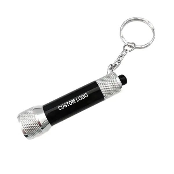 Single mini LED flashlight in aluminum alloy casing with carabiner and... from ASI 37218 Athena Promo (tm)
