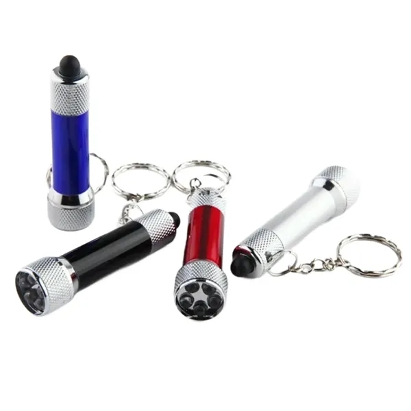Single mini LED flashlight in aluminum alloy casing with carabiner and... from ASI 37218 Athena Promo (tm)