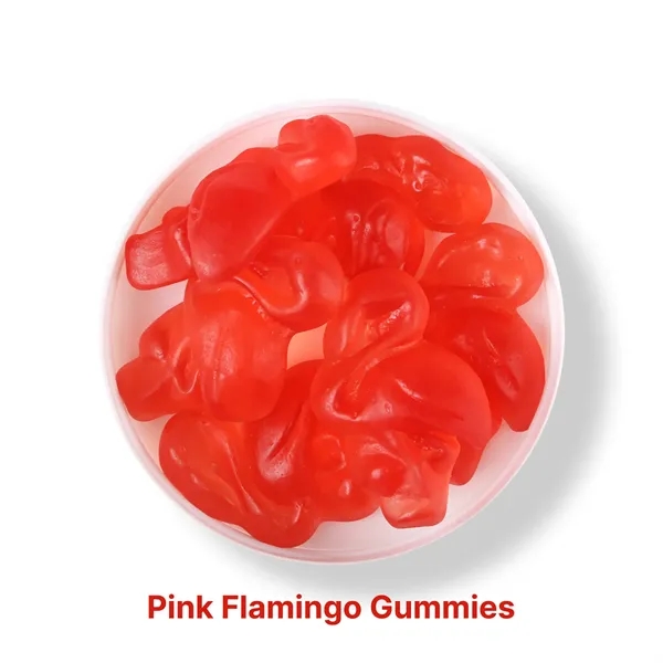 7 oz large jar of pink flamingo-shaped gummies.... from ASI 61966 HPG / SugarSpot
