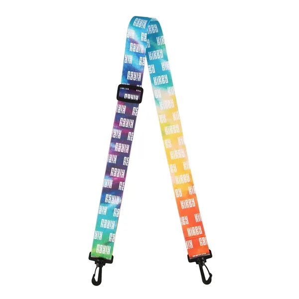 A custom adjustable 1.5-inch shoulder bag strap with full-color, double-sided printing.... from ASI 61966 HPG / HPG Gold Best Promotions USA