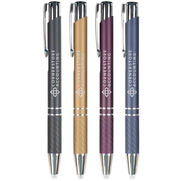 A sleek, jumbo executive pen with a powerful LED light, shimmering... from ASI 61966 HPG / Hub Pen