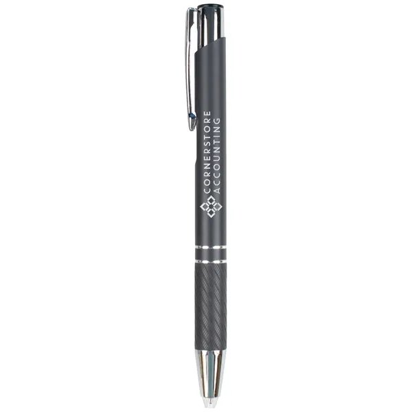 A sleek, jumbo executive pen with a powerful LED light, shimmering... from ASI 61966 HPG / Hub Pen
