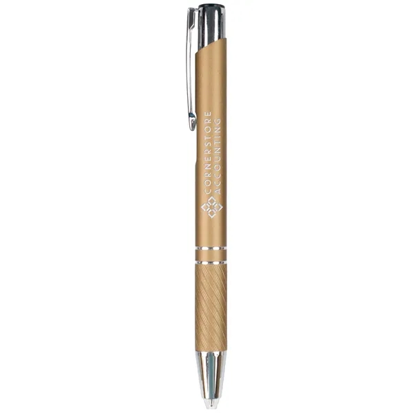A sleek, jumbo executive pen with a powerful LED light, shimmering... from ASI 61966 HPG / Hub Pen