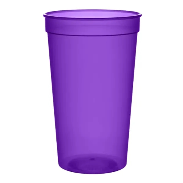 22 ounce plastic translucent stadium cup.... from ASI 57956 Graphco line