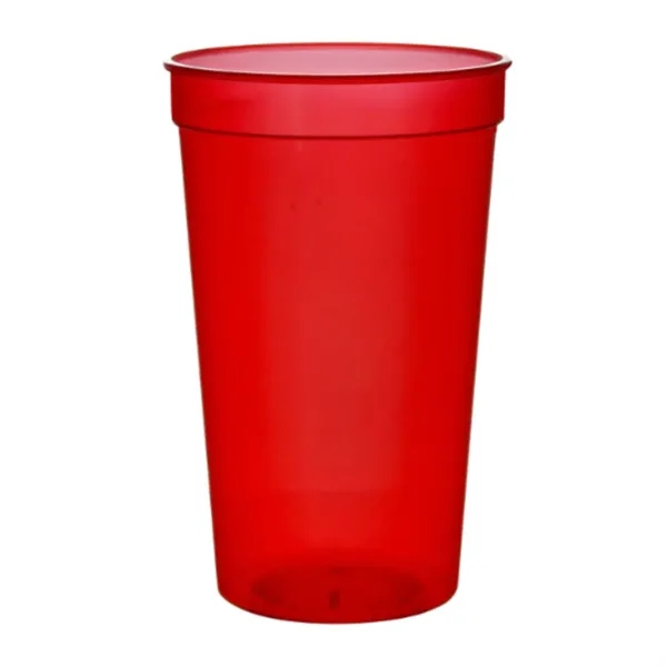 22 ounce plastic translucent stadium cup.... from ASI 57956 Graphco line